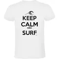 Kruskis Keep Calm And Surf Kortarmet T-skjorte