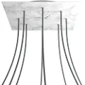 Creative Cables Kroq408f105 Xxl Rose-one Square Carrara Marmor Rose Sett