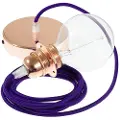 Creative Cables Rm14 Diy 50 Cm Hengelampe Pendel For Lampeskjerm