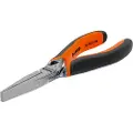 Bahco Lang Flat Nebbtang Med Selvåpnende Tokomponenthåndtak Og Kromfinish 180 Mm