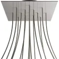 Creative Cables Stål Krovnq4015f109 Xxl Rose-one Sett Med Firkantede Satengroser
