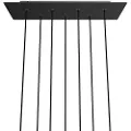Creative Cables Krovbore7f103 Xxl Rose-one Rectangular Matte Black Rose Kit