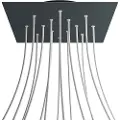 Creative Cables Krovnq4014f111 Xxl Rose-antracite Firkantet Rose Kit