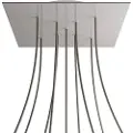 Creative Cables Stål Kroq409xf109 Xxl Rose-one Sett Med Firkantede Satengroser