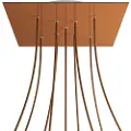 Creative Cables Kroq409xf108 Xxl Rose-one Square Satin-kobberrosa Sett