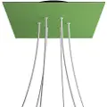 Creative Cables Krovnq406f116 Xxl Rose-one Square Green Meadow Rose-sett