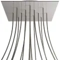 Creative Cables Stål Kroq4015f109 Xxl Rose-one Sett Med Firkantede Satinroser