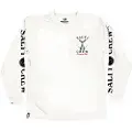 Salty Crew Tailed Rashguard Langermet T-skjorte hvit