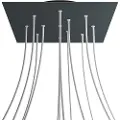 Creative Cables Krovnq4012f111 Xxl Rose-one Square Anthacrite Rose Kit