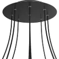 Creative Cables Krovnr409ef103 Xxl Rose-one Rund Matt Svart Rose-sett