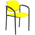 Nowy Styl Styl Faux Leather With Arms Fast Kontorstol