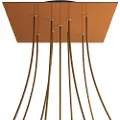 Creative Cables Krovnq409xf108 Xxl Rose-one Square Satin-kobberrose-sett
