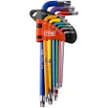 Stein Set With Hole 9 Pieces Long Torx-nøkkel