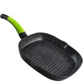 Supreme Økologisk Steingrill Med Stripet Overflate 28 Cm