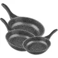 Supreme Induksjonsstekepanne Sett Stein 18-22-26 Cm