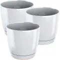 Wellhome Coubi Rund Plastpotte 28x26.2 Cm 3 Enheter