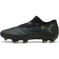 Puma FUTURE 8 ULTIMATE FG Low Football Boots Unisex, Shoes, Black/Fizzy Light/Green Terrain, 41