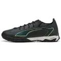 Puma ULTRA 6 PRO CAGE TT Football Boots Unisex, Shoes, Black/Fizzy Light/Green Terrain, 40