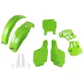 Ufo Kawasaki Kx 500 1993-1995 Kakit187f-026 Fork Protectors & Plastsett
