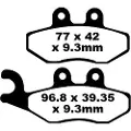 EBC Brakes Sfa-hh Series Sfa353hh Sintrede Bremseklosser