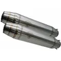 Gpr Exhaust Systems Deeptone Inox Cafè Racer Silencer Without Link Pipe R 45 79-85 Homologert Lyddemper