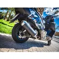 Gpr Exhaust Systems Evo4 Road Kymco Downtown 300 09-14 Ref:scom.177.race.evo4 Ikke-homologisert Komplett Eksosanlegg