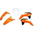 Ufo Ktm Exc/exc-f 2014-2016 With Headlight Ktkit524-999 Plastsett