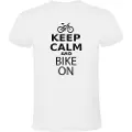 Kruskis Keep Calm And Bike On Kortarmet T-skjorte