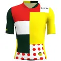 Santini Combo Tour De France Official General Leader Kort Ermet Trøye