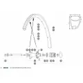 Mavic Ksyrium Elite 2016-17 Trasero Izquierdo 10 Unidades Eiker