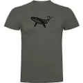 Kruskis Whale Tribal Kortarmet T-skjorte