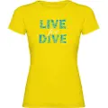 Kruskis Live For Dive Kvinners T-skjorte Med Korte Ermer