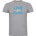 Kruskis Live For Dive Kortarmet T-skjorte