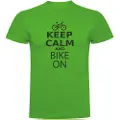 Kruskis Keep Calm And Bike On Kortarmet T-skjorte