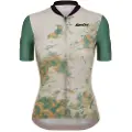 Santini Marble Slim Fit Kort Ermet Trøye