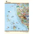 Awesome Maps West Coast Map Plakat