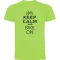 Kruskis Keep Calm And Bike On Kortarmet T-skjorte