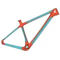 RideWrap Hardtail Mtb Rammesikringsklistremerker