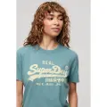 Superdry Embroidered Vl Relaxed Kortarmet T-skjorte