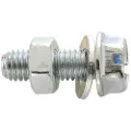 Fix Nippel M5 X 12 Mm Seksskruhode Med Skive 100 Enheter