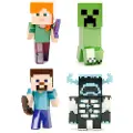Jada Minecraft Nano Metalfigs Miniatyrfigurer I Metall Assortert 6 Cm 12 Enheter