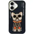 Audi Iphone 16 Briller Cool Dog Telefonveske