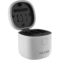 Telesin Vanntett Lader Med 3 Spor Allin Box + 2 Batterier For Gopro Hero 12/11/10/9 Actionkamera Tilbehør