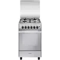 Vitrokitchen Un55ib Glem 53x50 Cm Butan Gass Campingkjøkken Med Ovn 4 Brennere