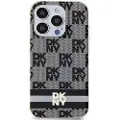 DKNY Dkhmp15xhcptsk Iphone 15 Pro Max 6.7 Iml Checke Mono Pattern&printed Stripes Telefondeksel