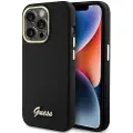 GUESS Guhcp15xsmbslk Iphone 15 Pro Max 6.7 Silicone&frame Telefondeksel