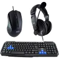3GO Combodrileh2 Gaming-tastatur Mus Og Hodetelefoner Spansk