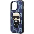 Karl Lagerfeld Klhcp13xpmnikbl Iphone 13 Pro Max 6.7 Monogram Ikonik Patch Telefondeksel