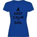 Kruskis Keep Calm And Sail Kortarmet T-skjorte