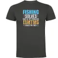Kruskis Fishing Solves Kortarmet T-skjorte